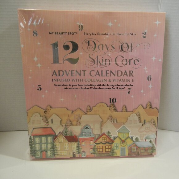 My Beauty Spot 12 Days of Skin Care Advent Calendar Masks Serum Capsules NIB - Picture 1 of 5